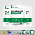 Polvo soluble en clorhidrato de doxiciclina al 10%